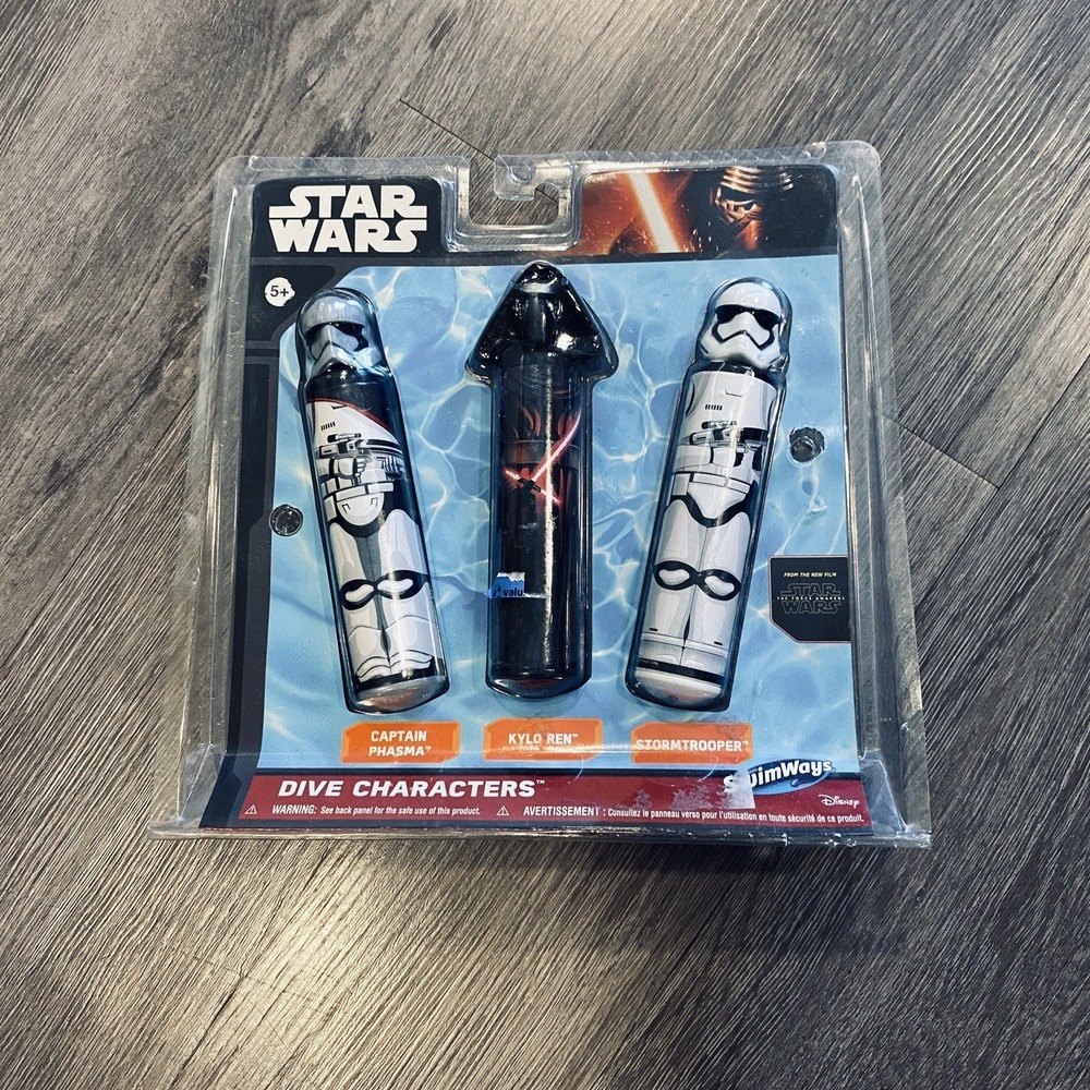 Star Wars Film Dive Characters Captain Phasma Kylo Ren Stormtrooper SwimWays